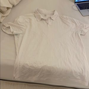 White collared button up